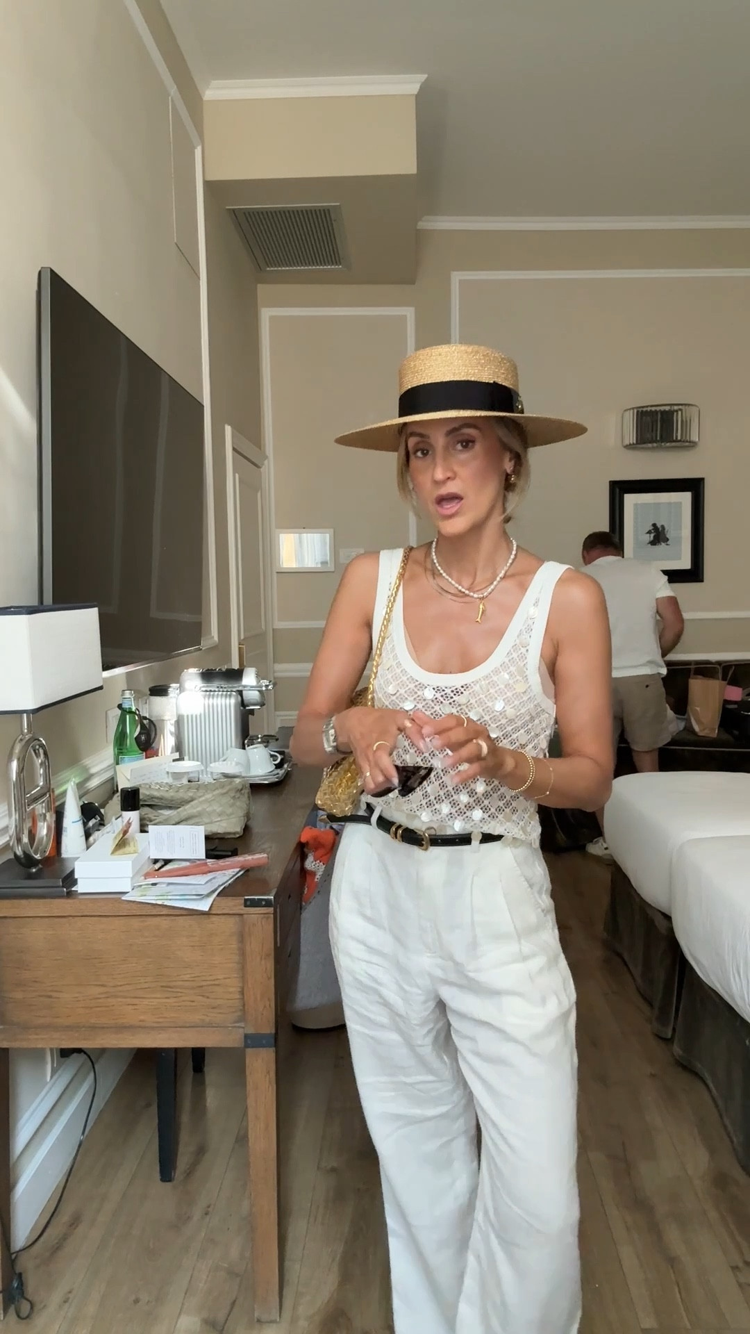 Changed into the same pants I wore the day before because they were so good! Did 0 on pants and xs on top
Hat xs 

#LTKStyleTip #LTKSeasonal #LTKBeauty