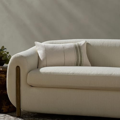 Loloi Magnolia Home by Joanna Gaines Selena Collection PMH0076 Natural/Green 13'' x 21'' Cover Only Pillow | Amazon (US)