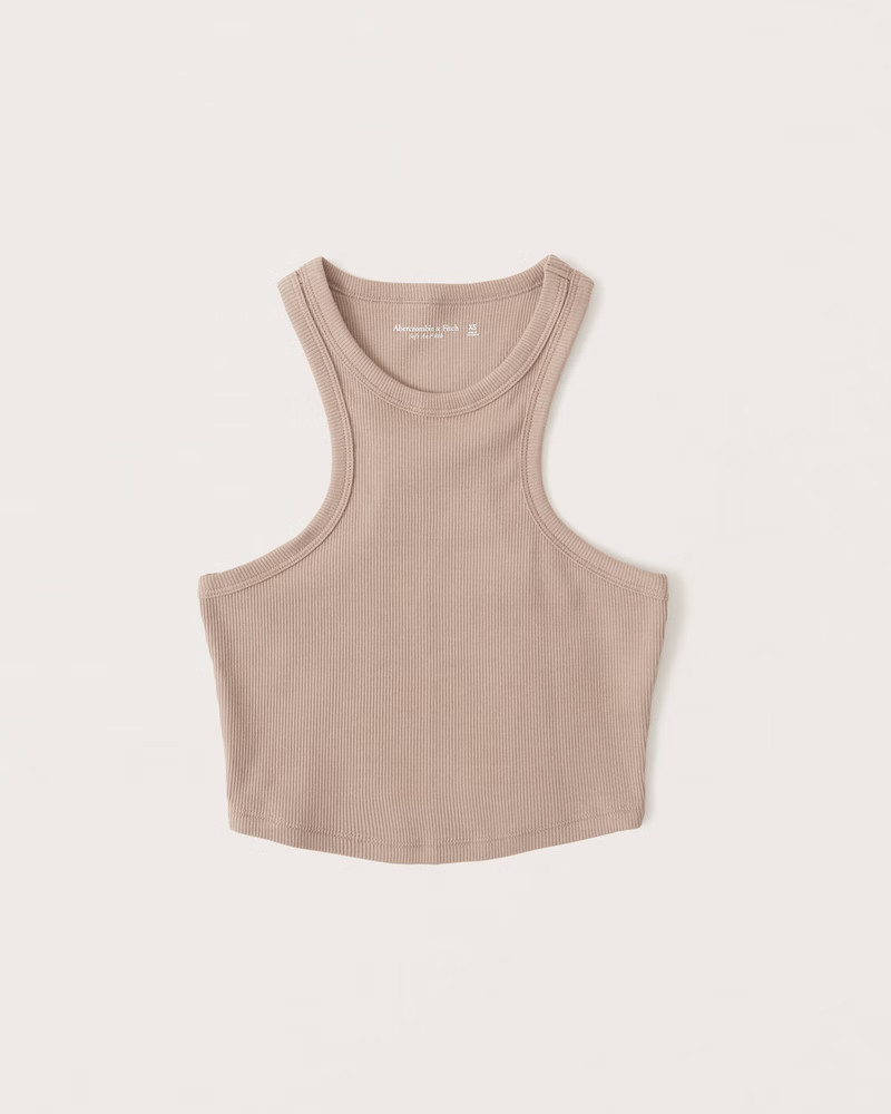 Women's Cropped Ribbed Scuba Tank | Women's Tops | Abercrombie.com | Abercrombie & Fitch (US)