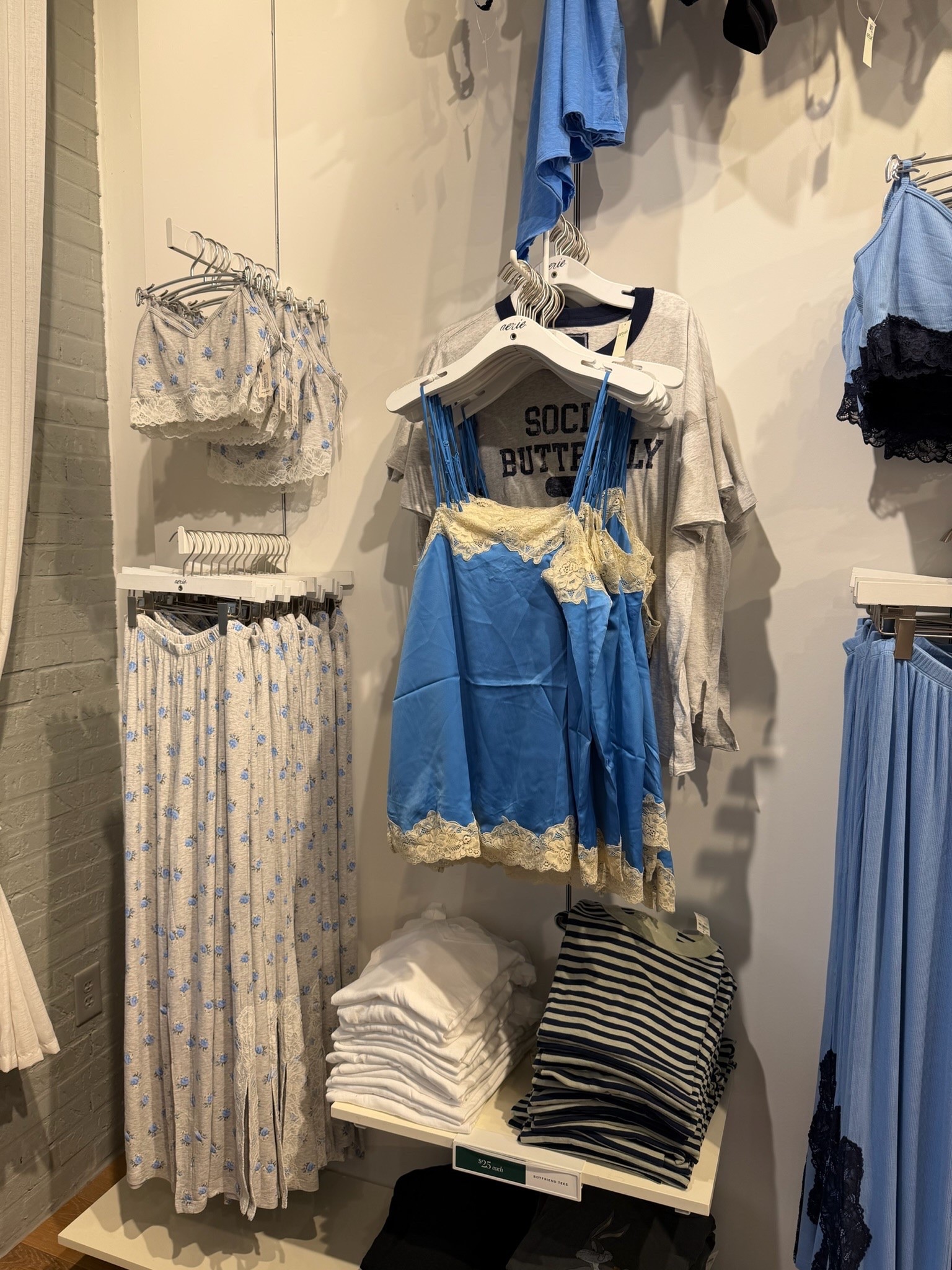 The cutest blue pajamas from aerie 🩵🦋

#LTKmorningroutine #LTKgrwm #LTKselfcare