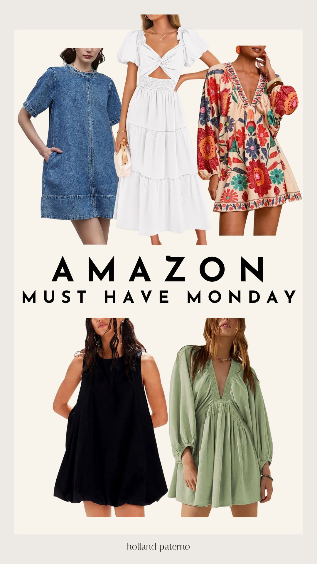 Amazon must-have Monday! 5 easy-to-style dresses for spring! 🌸 

 #LTKSeasonal