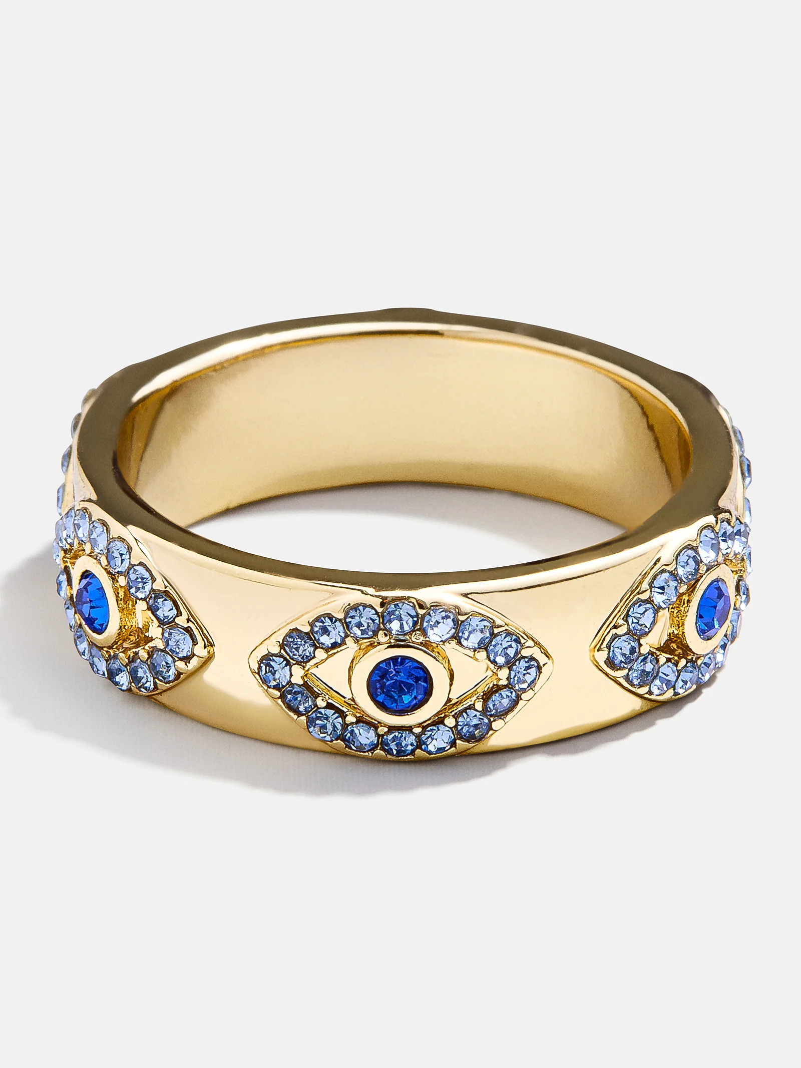 Eyes On Eyes Ring - Gold/Blue | BaubleBar (US)