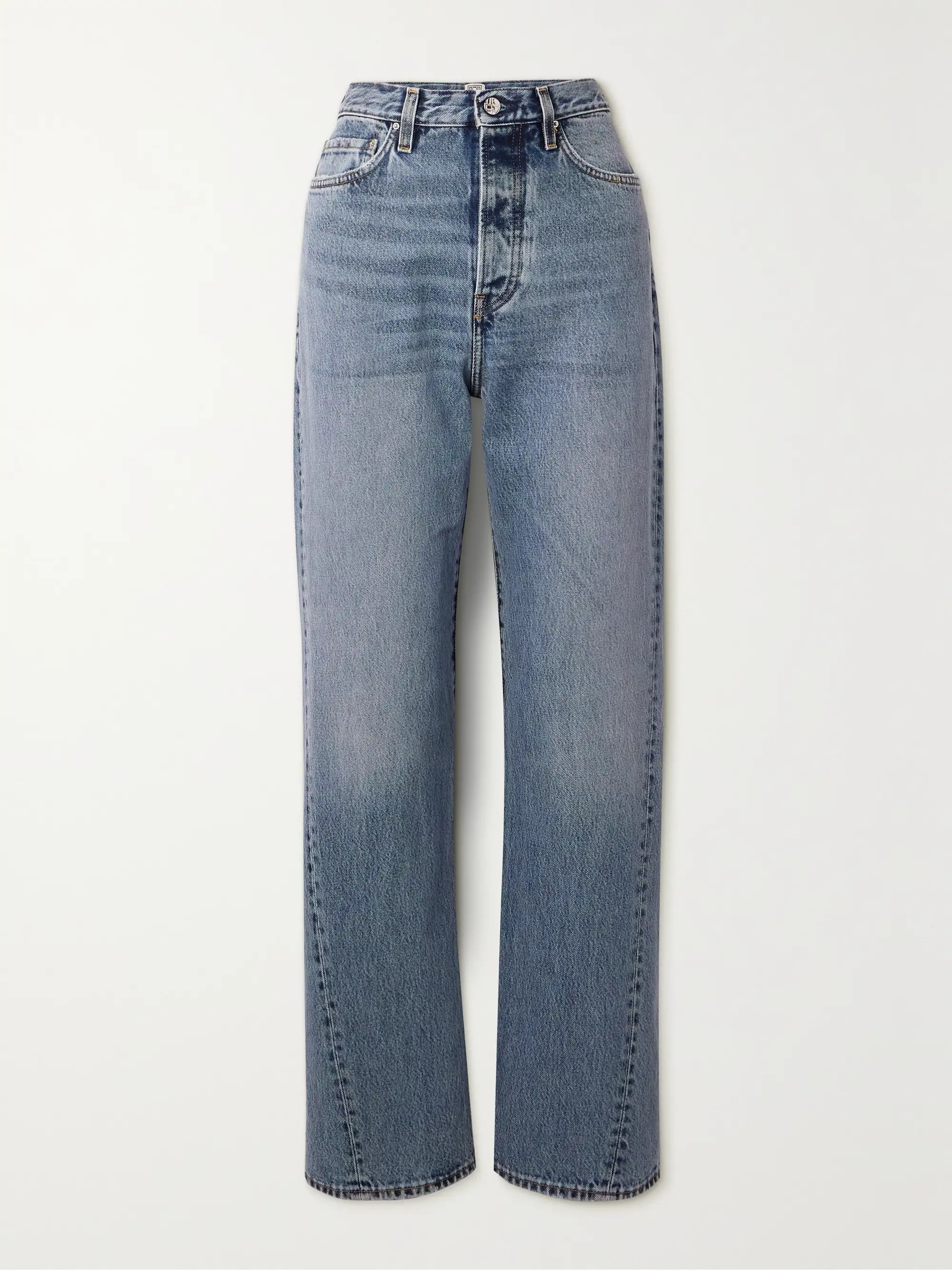 Twisted Seam high-rise straight-leg jeans | NET-A-PORTER (US)