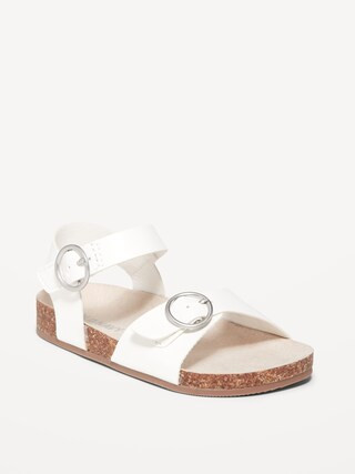 Faux-Leather Buckle Sandals for Toddler Girls | Old Navy (US)