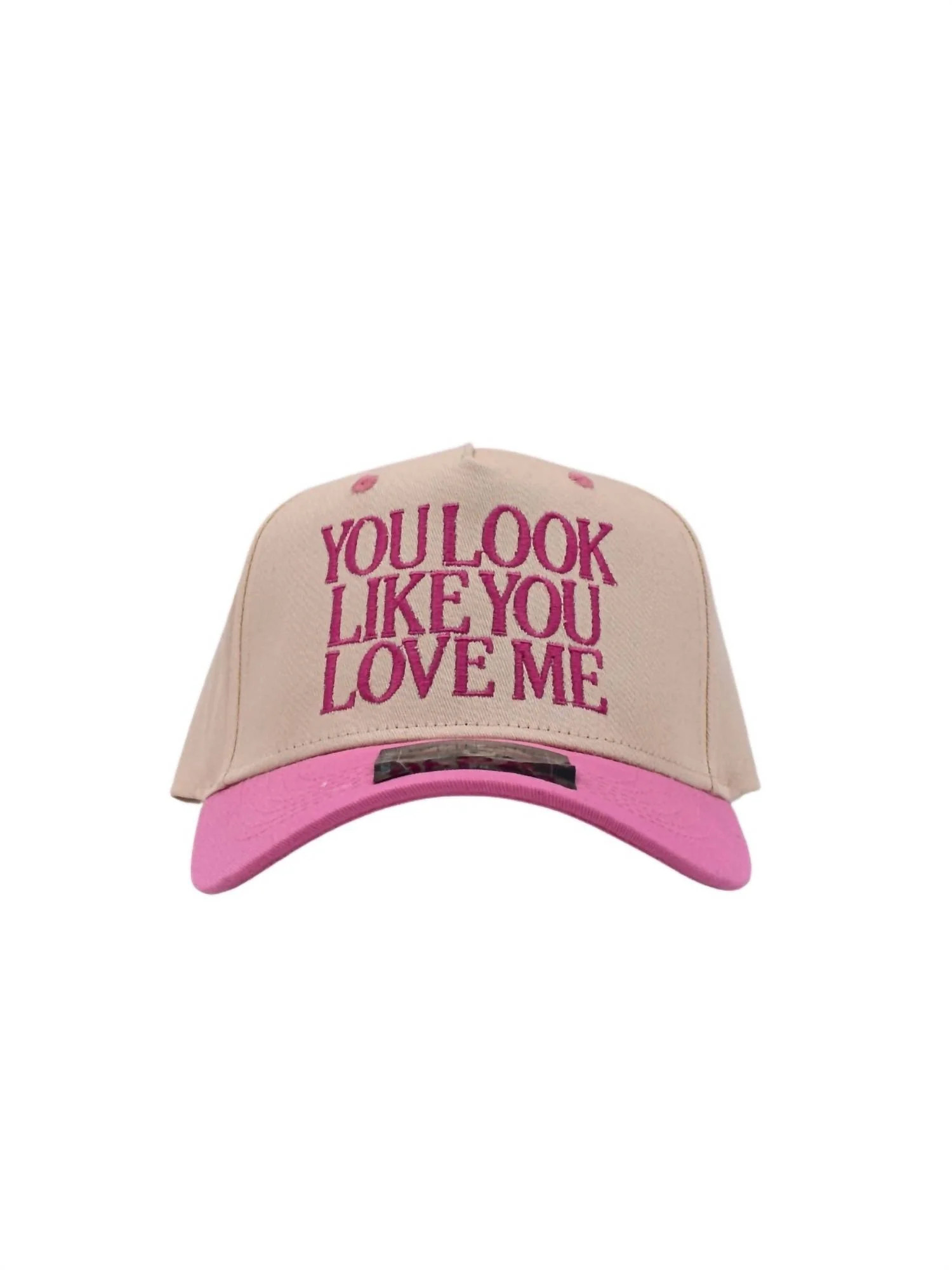 Women's You Look Like You Love Me Trucker Hat In Pink | Shop Simon
