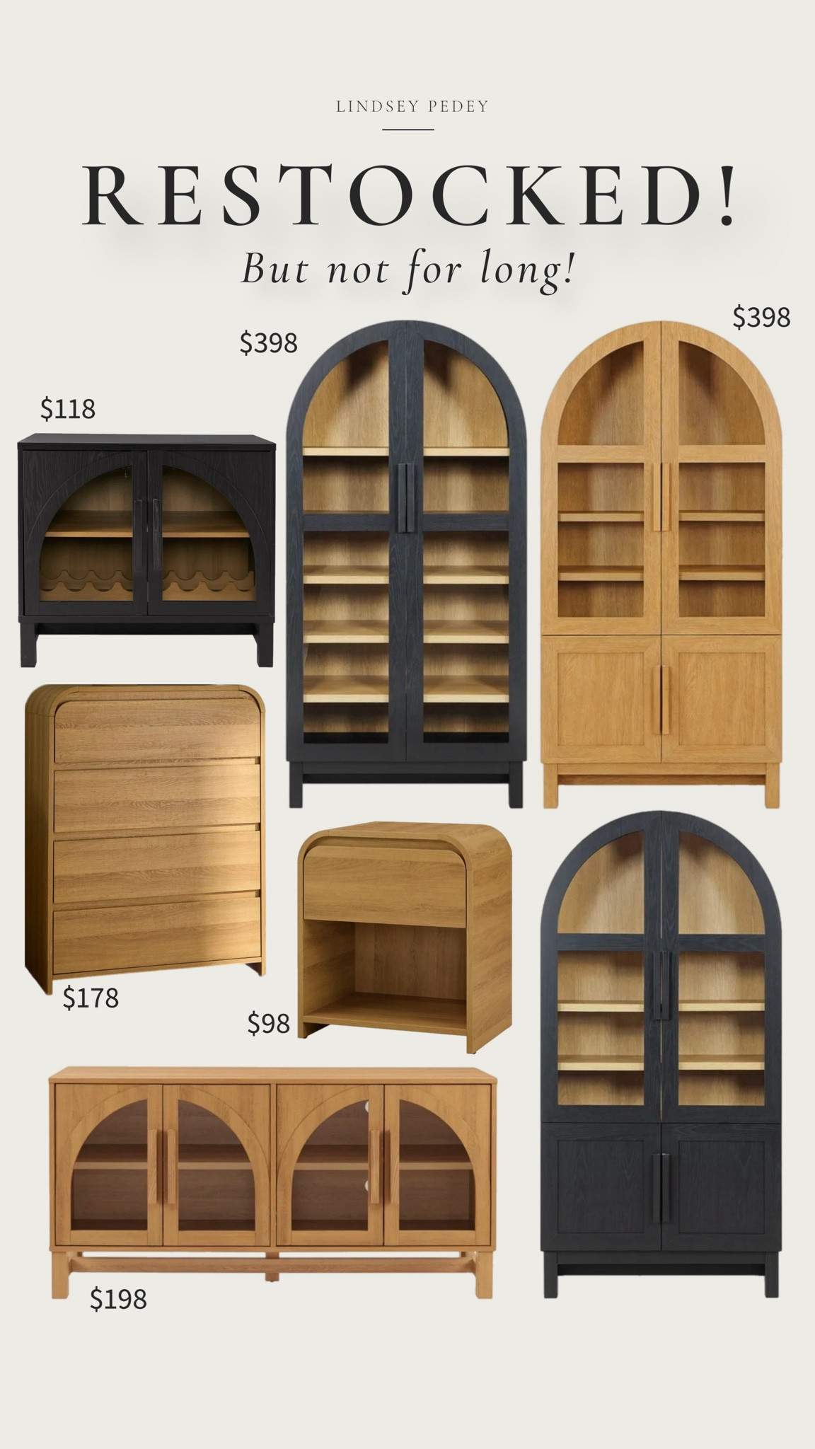 Viral Walmart cabinets are back in stock!! But not for long! 

Black cabinet, wood cabinet, Walmart, look for less, designer do, affordable, fine, home decor, arched cabinet, nightstand, dresser 

#LTKHome #LTKStyleTip #LTKFindsUnder100