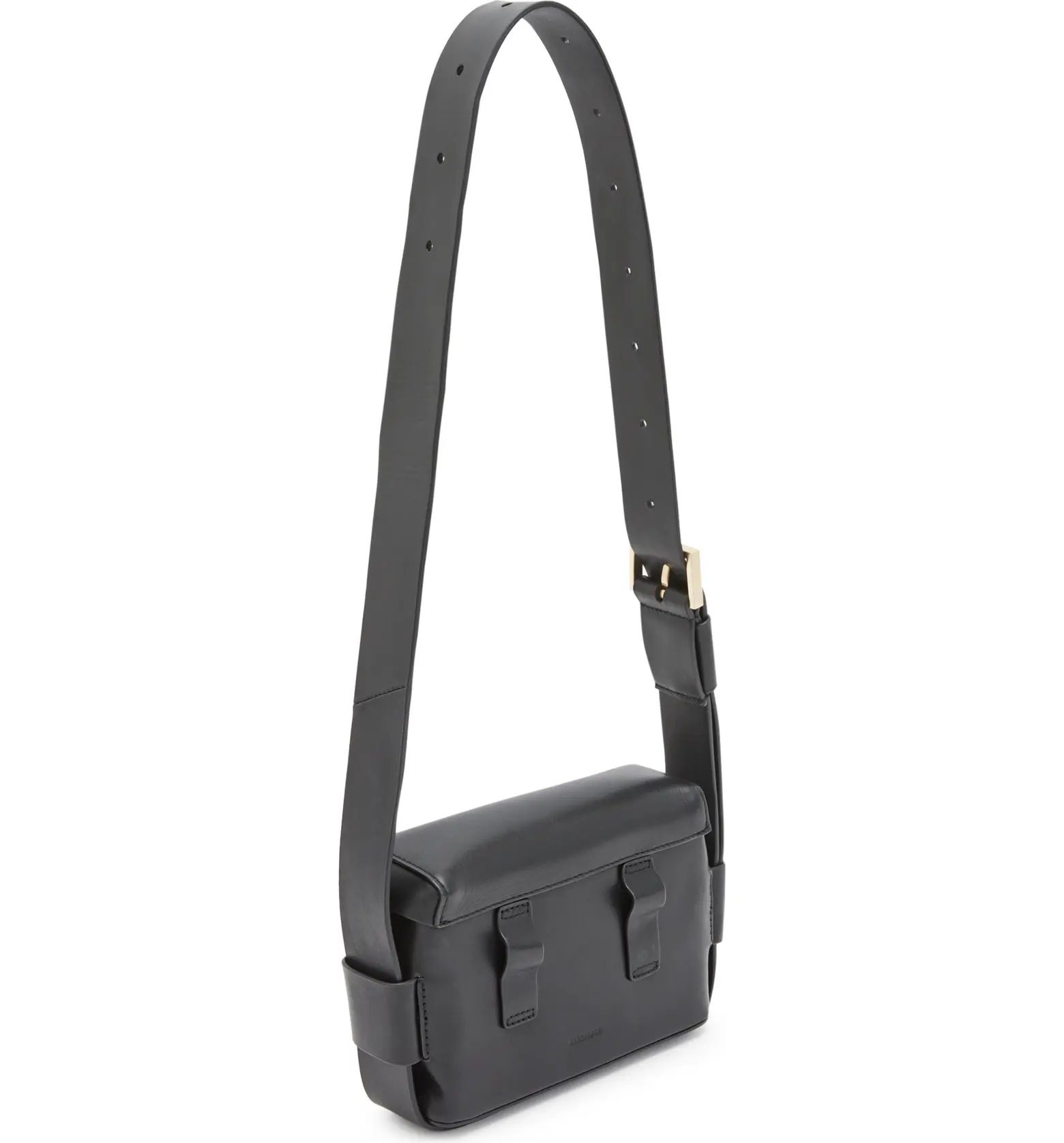 AllSaints Frankie Leather Crossbody Bag | Nordstrom | Nordstrom