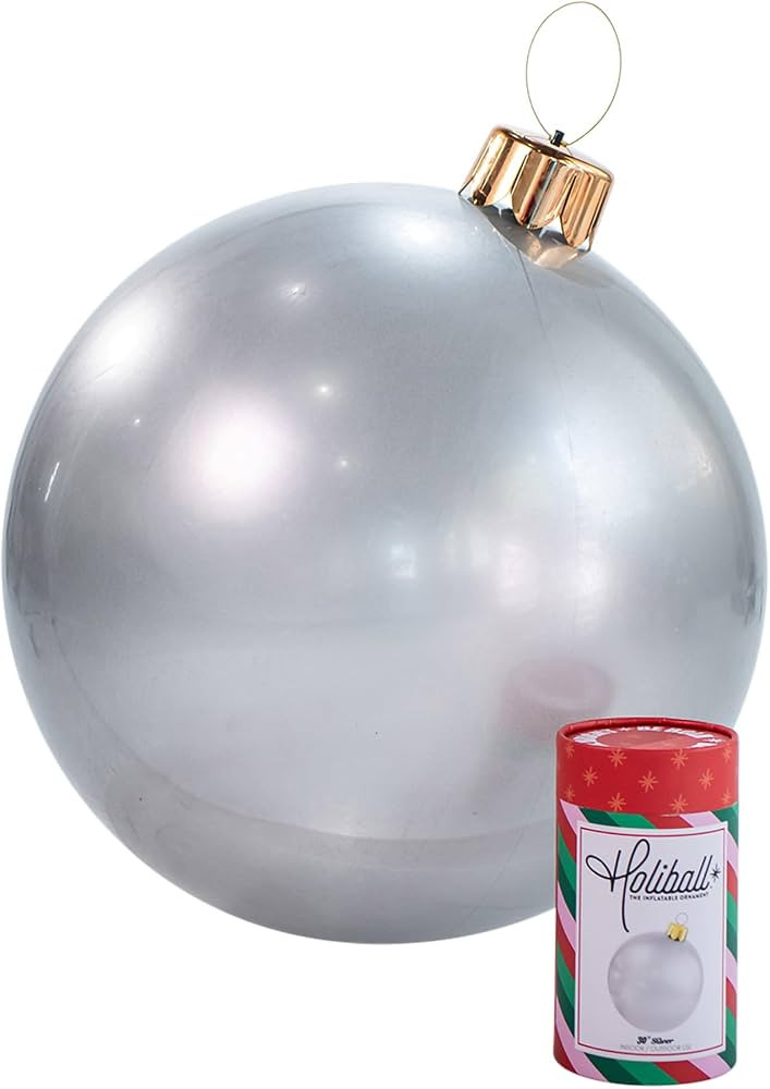 Holiball Inflatable Holiday Ornament \u2013 Ultimate Indoor/Outdoor Decoration \u2013 Reusable an... | Amazon (US)