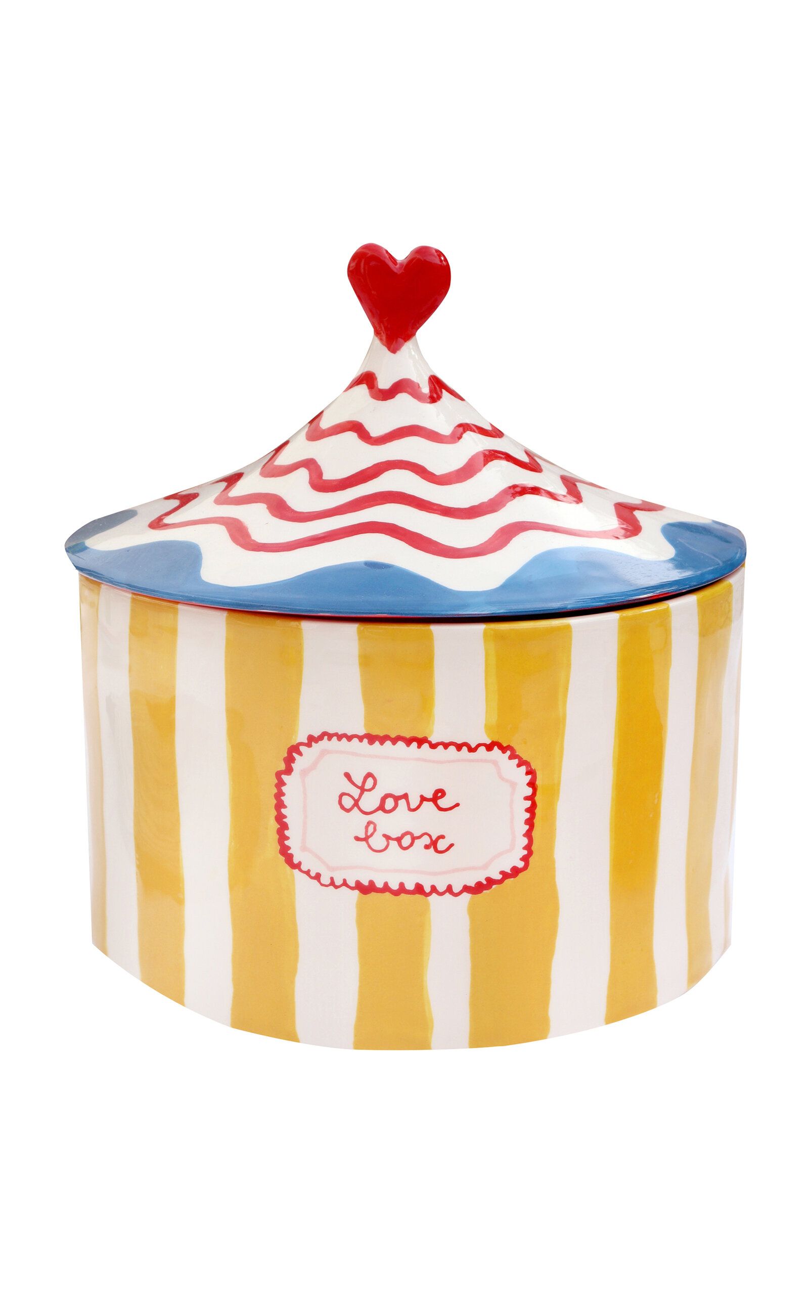 Yellow Striped Love Box | Moda Operandi (Global)