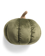14x12.5 Velvet 3d Pumpkin Pillow | Marshalls