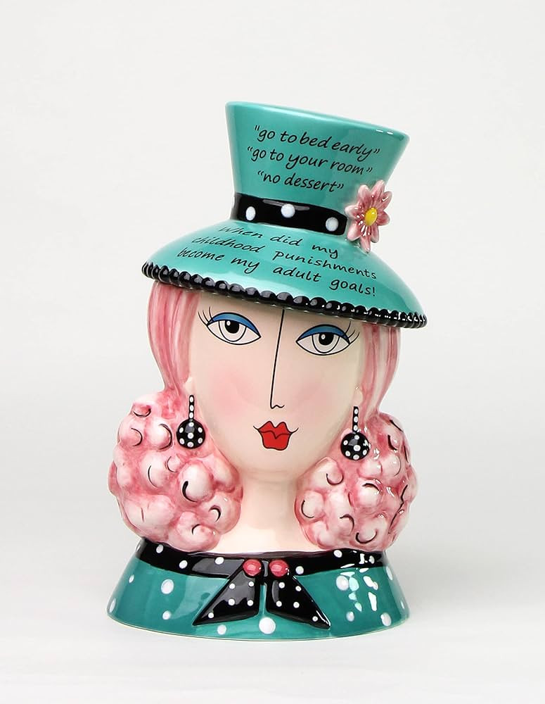 Cosmos Gifts 62613 DollyMama Lady Cookie Jar by Joey LLC. "When did my childhood punishments beco... | Amazon (US)