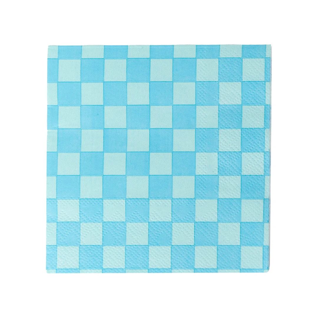 Check It Out of the Blue Large Napkins  16 Pk. - Etsy | Etsy (US)