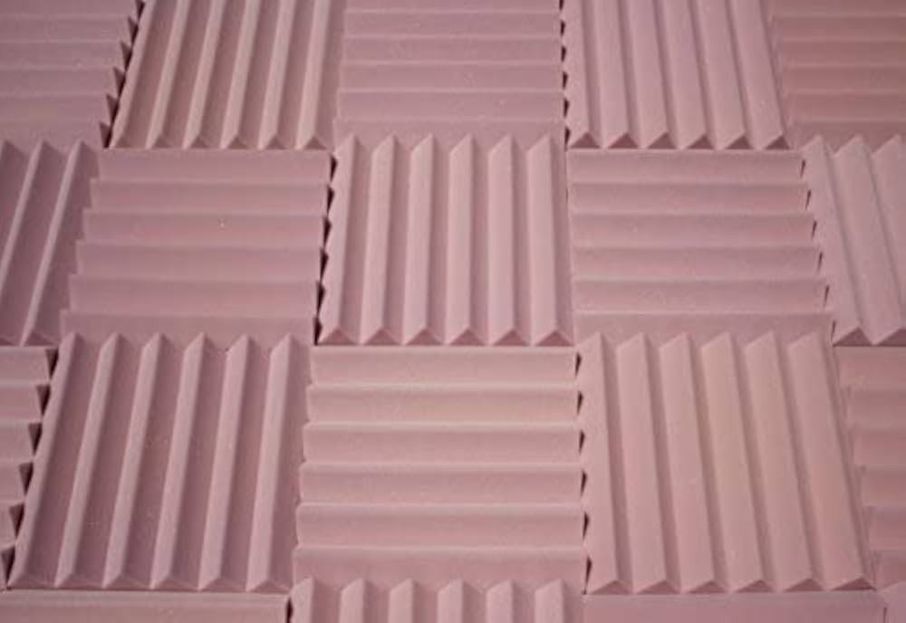 Professional Acoustic Foam Panels - Wedge Style 12x12x2” Tiles - 4 Pack - Studio Foam for Sound... | Amazon (US)