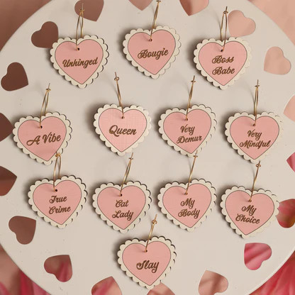 Valentine Heart Hoop Earring | Le Chic Miami