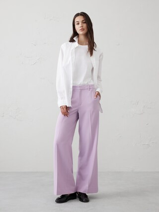 Sculpted Wide-Leg Trouser | Banana Republic Factory