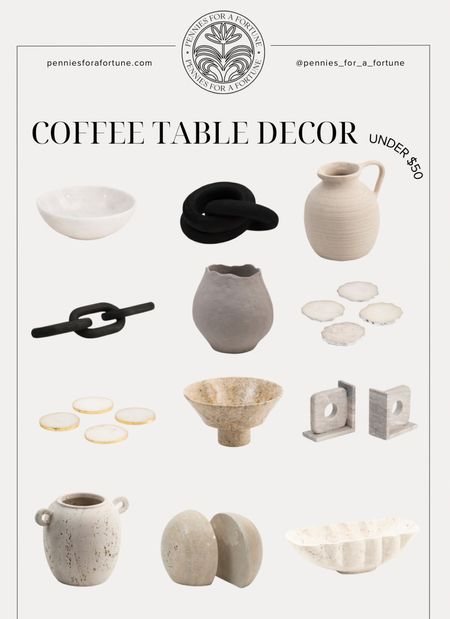 Styling your coffee table doesn’t have to break the bank! Check out these options all under $50!

#LTKsalealert #LTKhome #LTKfindsunder50