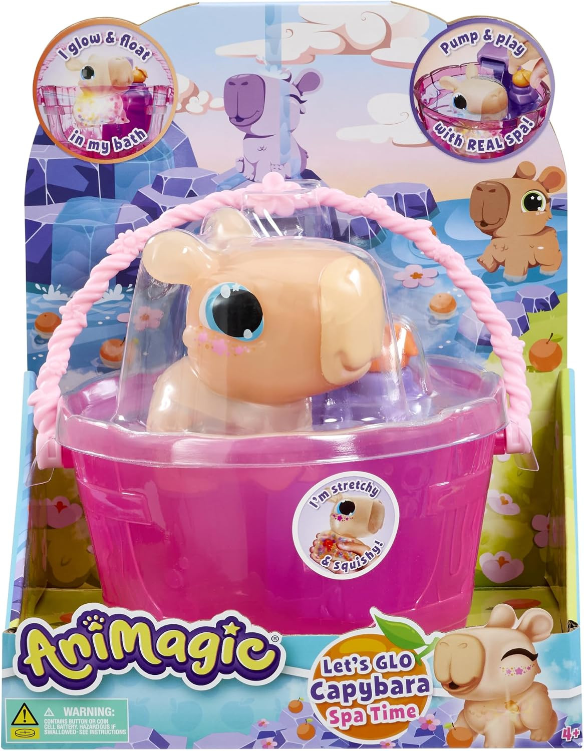 Animagic Let's Glo Capybara Spa Time | Amazon (UK)