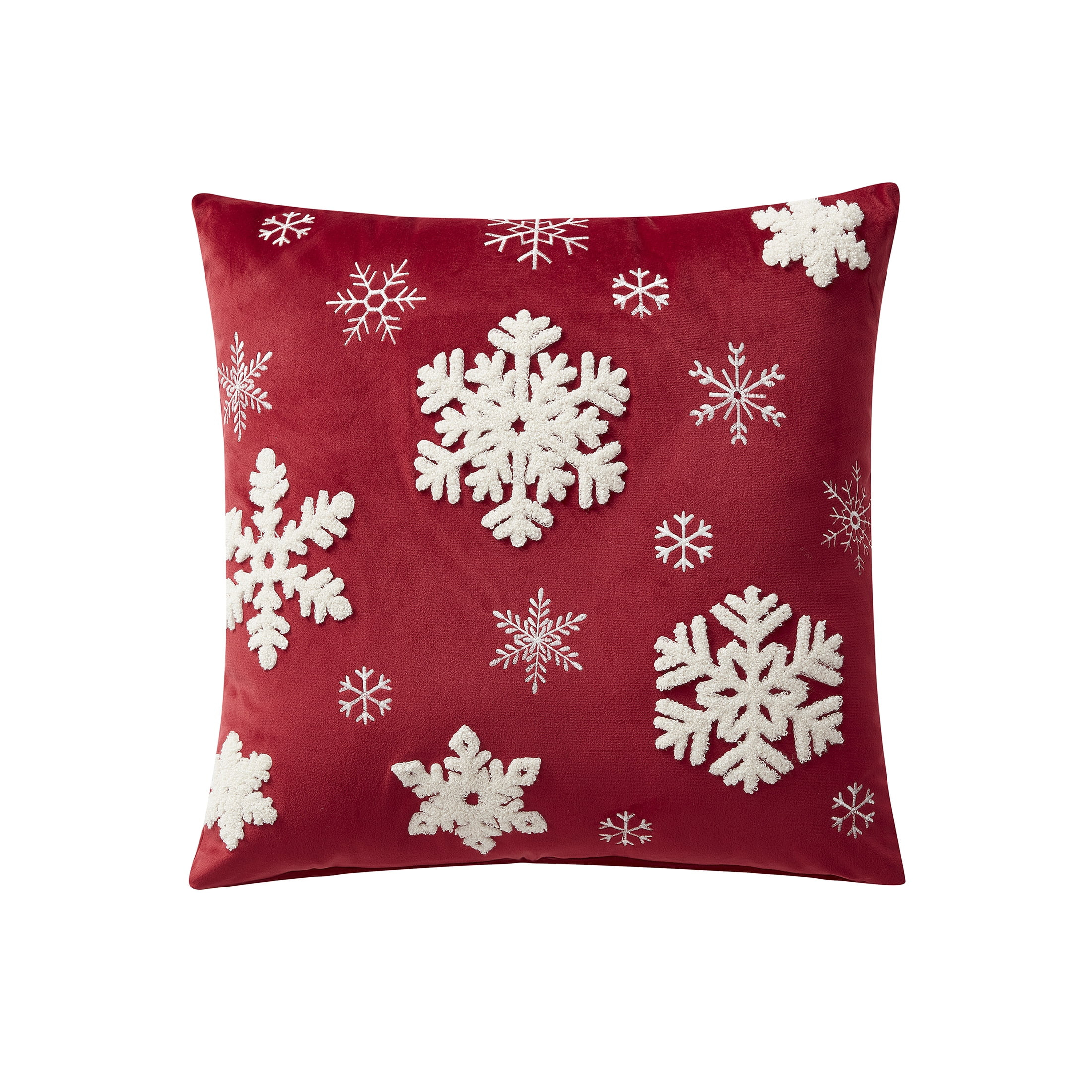 My Texas House Savannah Velvet Decorative Pillow Cover, 20" x 20", Savvy red - Walmart.com | Walmart (US)