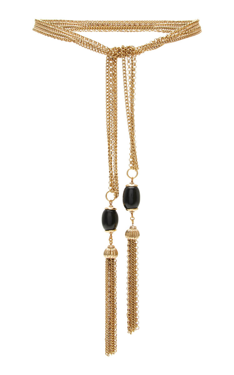 Exclusive Chain Tassel Necklace Belt | Moda Operandi (Global)