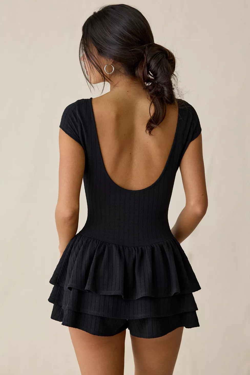 Kimchi Blue Ruffled Up Short Sleeve Romper | Urban Outfitters (US and RoW)