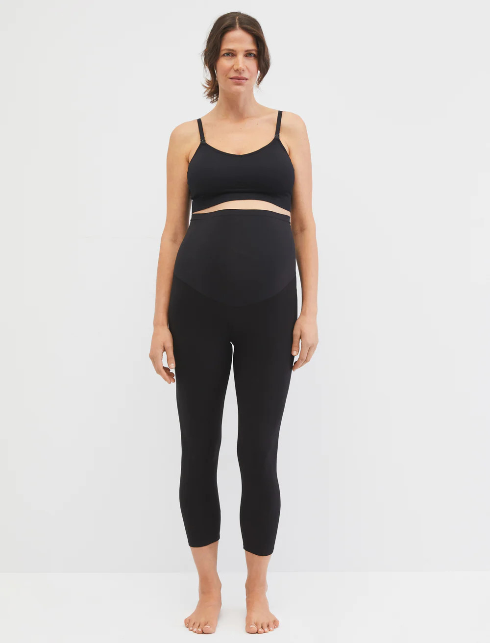 Essential Stretch Secret Fit Belly Maternity Crop Leggings | Motherhood Maternity