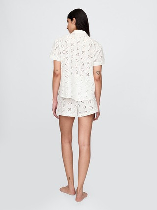 Eyelet Poplin PJ Boxer Shorts | Gap (US)