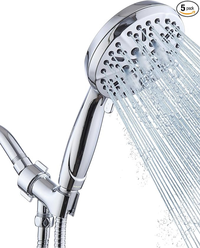 Shower Head with Handheld High Pressure-Full Body Coverage Powerful Rain Showerhead Extra 60" Lon... | Amazon (US)