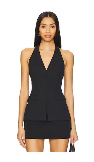 Natalyna Vest in Black | Revolve Clothing (Global)