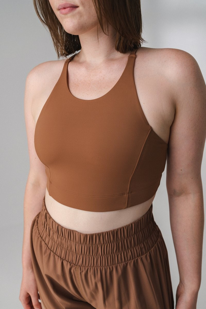 The Reach Bra - Nutmeg | Vitality