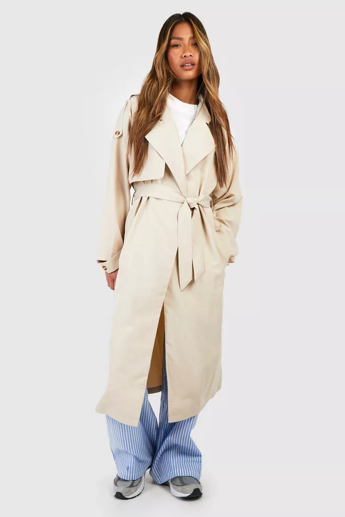 Relaxed Fit Trench Coat | boohoo (US & Canada)
