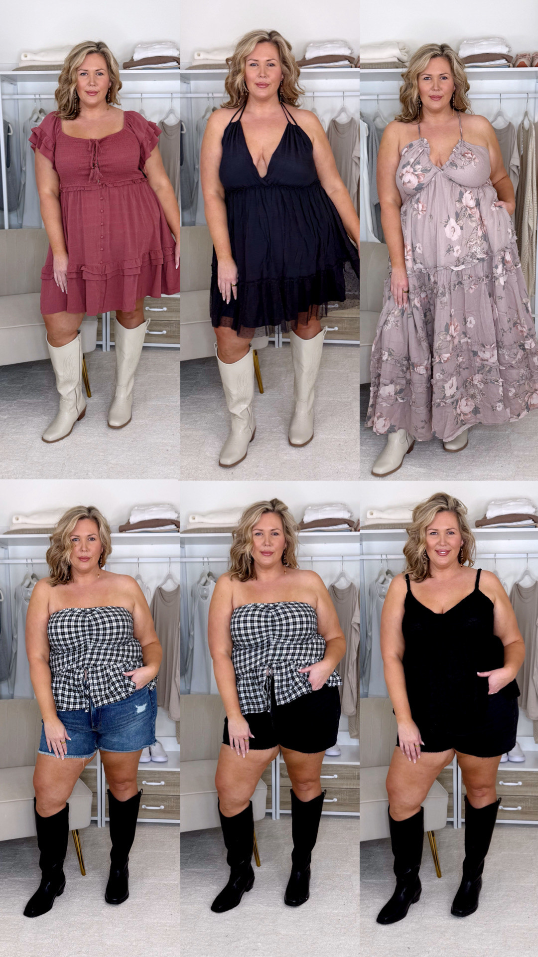 Wearing a size 2  (2X) in everything here! The bottoms are a 20, size up 2 in the black shorts!

Plus size fashion, everyday outfit ideas, trendy fashion, ootd, festival outfits, stagecoach outfits

#LTKFestival #LTKPlusSize #LTKMidsize