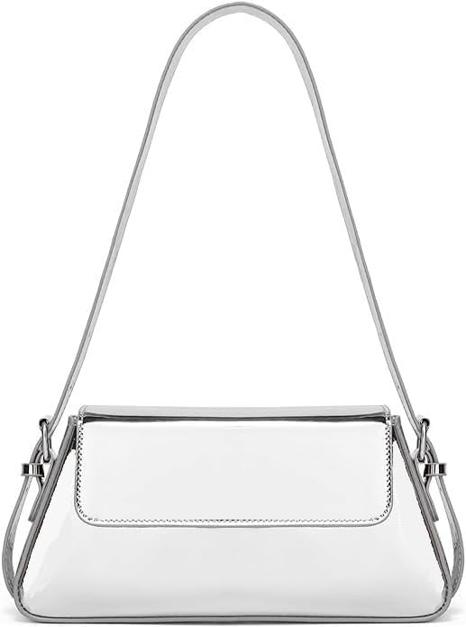 Metallic Evening Bag for Women Y2K Sliver Leather Shoulder Bags Sparkle Purse for Prom Wedding Pa... | Amazon (US)