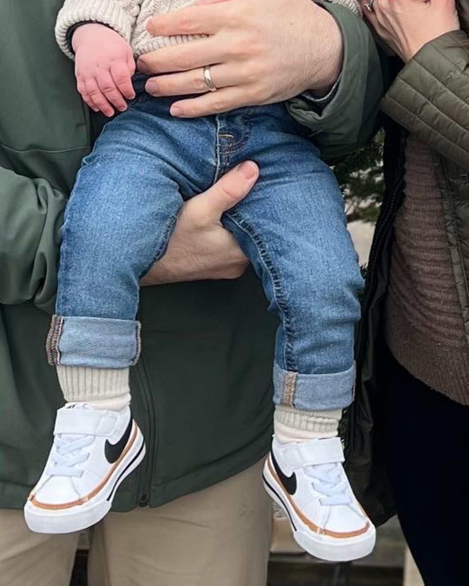 Nike baby court legacy shoes! These match all of our son’s outfits, and my husband has a matching pair! Even better - they make these for women and / toddlers as well! 

#LTKunder50 #LTKshoecrush #LTKbaby
