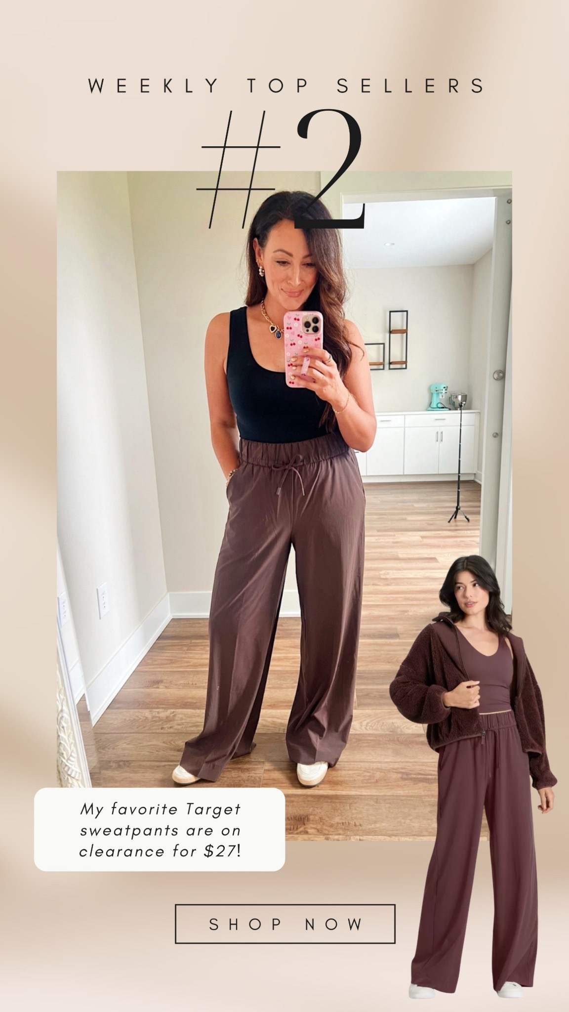 TARGET STarget
• medium tank 
• medium pants 

#LTKootd #LTKSaleAlert #LTKSeasonal