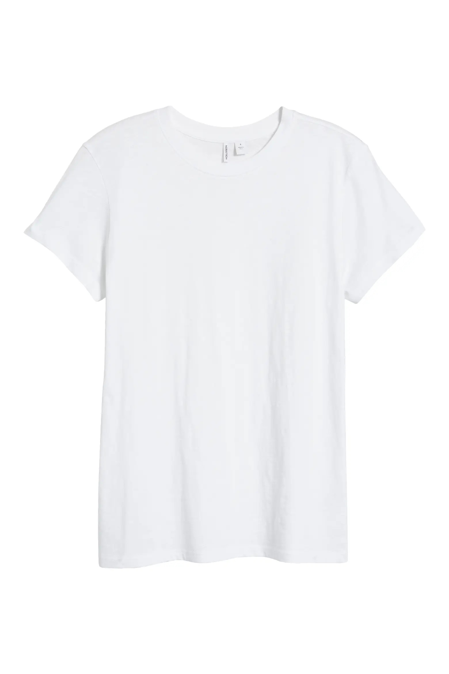 Pima Cotton Slub Crewneck T-Shirt (Women) | Nordstrom | Nordstrom
