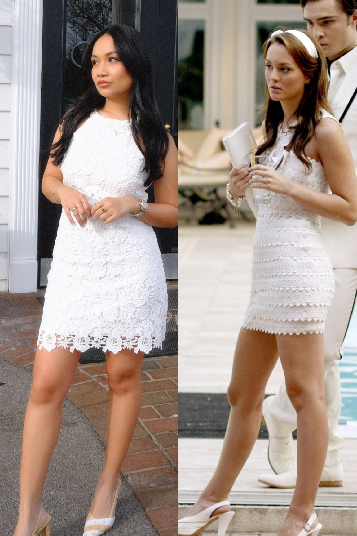 gossip girl hamptons white party blair outfit inspired - can’t find the marc jacobs dress so found this one from lulus under $100!

#LTKstyletip #LTKfindsunder100 #LTKwedding