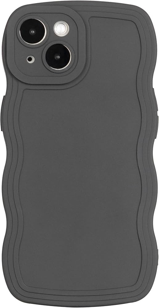 for iPhone 15 Plus Case 6.7 inch 2023, Cute Kawaii Wavy Edge iPhone 15 Plus Case for Women Girls ... | Amazon (US)