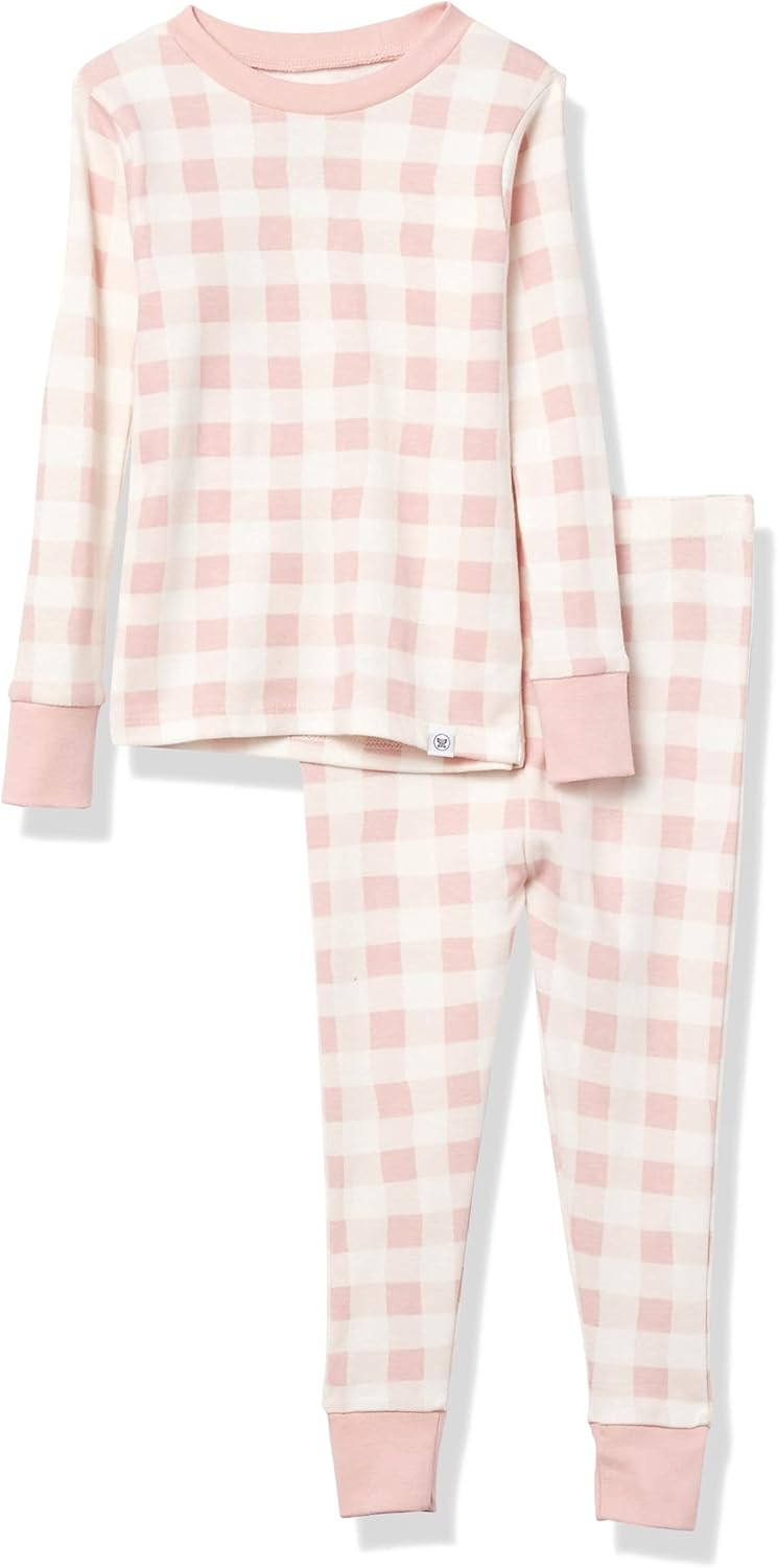 HonestBaby unisex-baby Organic Cotton 2-Piece Snug Fit Pajama Set | Amazon (US)