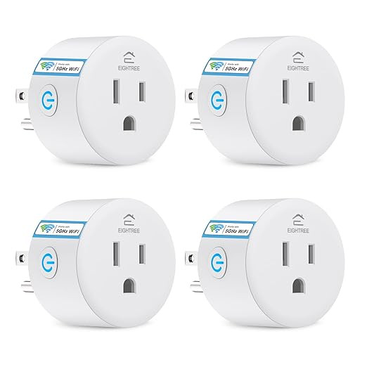Eightree Smart Plug 5GHz & 2.4GHz, Smart Outlet WiFi Socket with APP Remote Control, Compatible w... | Amazon (US)