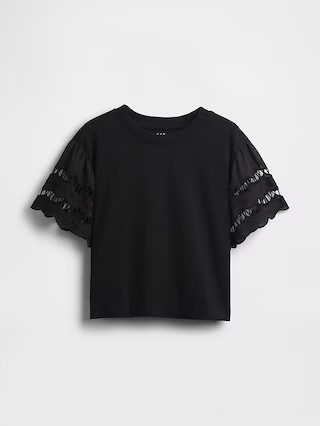 Organic Cotton VintageSoft Heavyweight Crop T-Shirt | Gap (US)