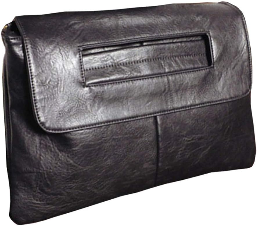 Women Handbags Leather Female Clutch Handbag Messenger Bag Large Solid High Capacity | Amazon (US)