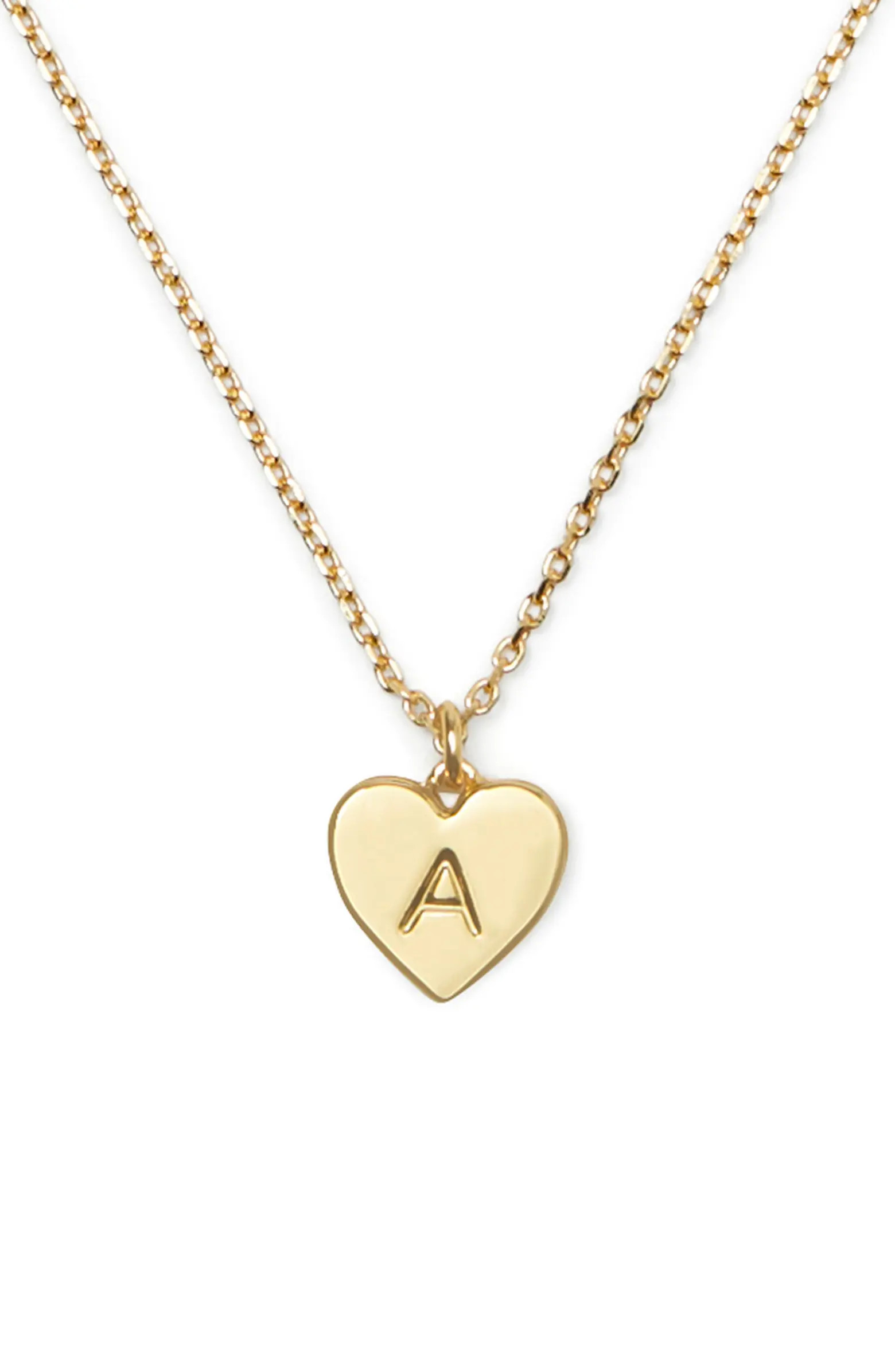Kate Spade New York initial heart pendant necklace | Nordstrom | Nordstrom