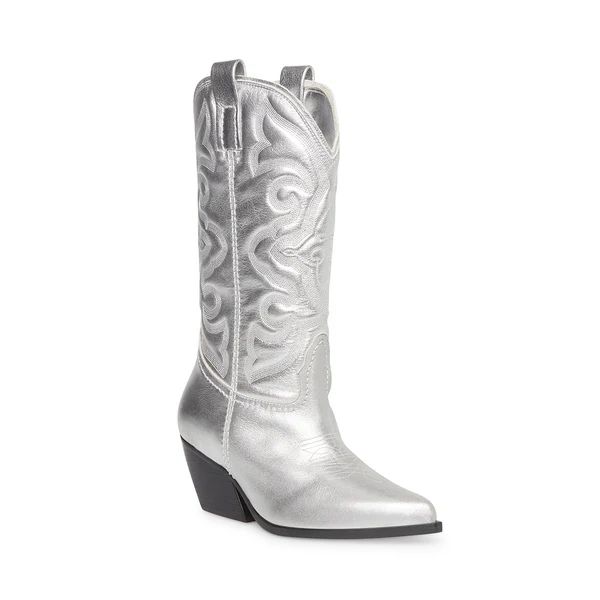 WEST SILVER LEATHER | Steve Madden (US)