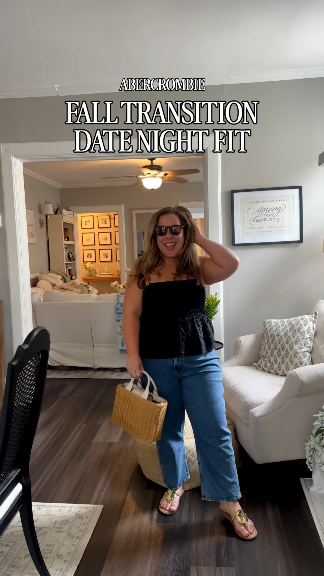 Obsessed with this pieces from Abercrombies fall collection! Perfect transitional pieces for the season and soooo flattering. I’m 5’0” and the cropped jeans fit great and are so comfy! Perfect to throw on with boots and a sweater to make it fit autumn weather. And it’s all on sale right now!!! 🫶🏼

Top: Medium
Jeans: 32 Short

#LTKSaleAlert #LTKPetite #LTKMidsize
