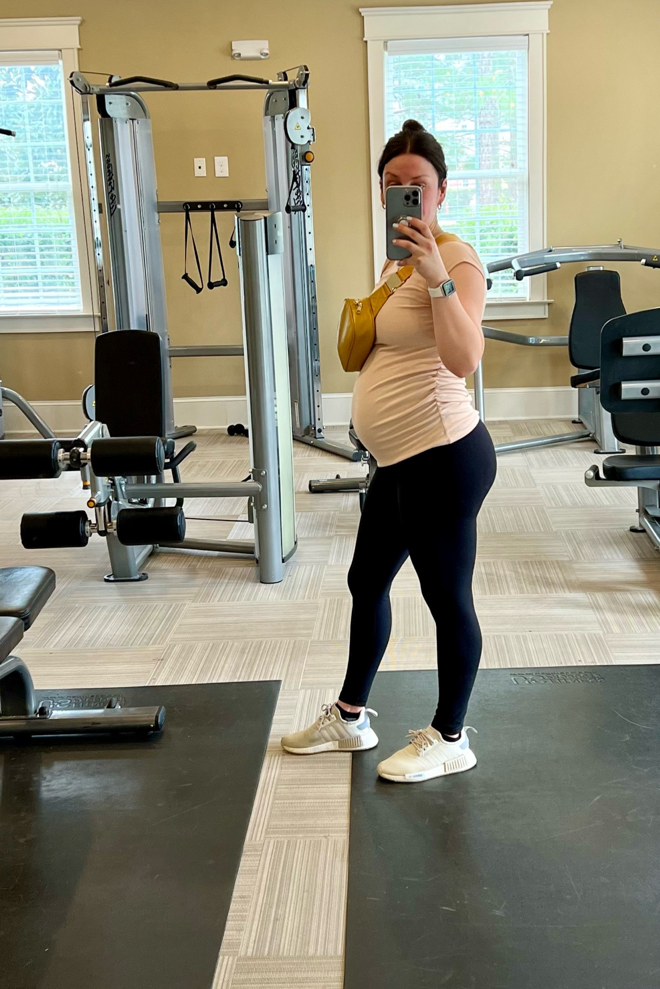 Me & my gym buddy: highly recommend these Target maternity leggings that go over the belly but sit lower in the back. Also this Old Navy bump tee perfect for workouts. And these are some vintage Adidas but I’ve linked similar!

#LTKSeasonal #LTKfit #LTKbump