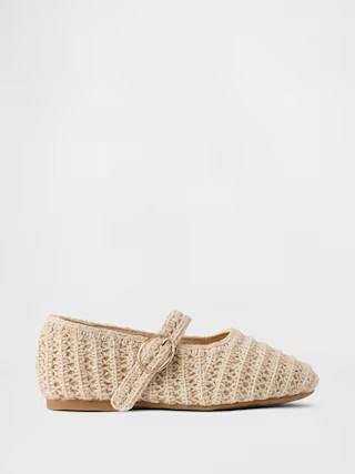 Toddler Crochet Mary Jane Flats | Gap (US)