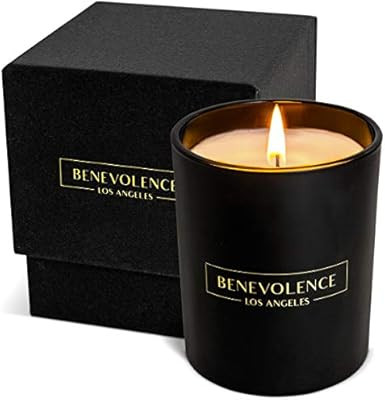 Premium Hand Poured Scented Candles 8 oz | A Beautiful Pairing of Bergamot & Jasmine | 45 Hour Bu... | Amazon (US)