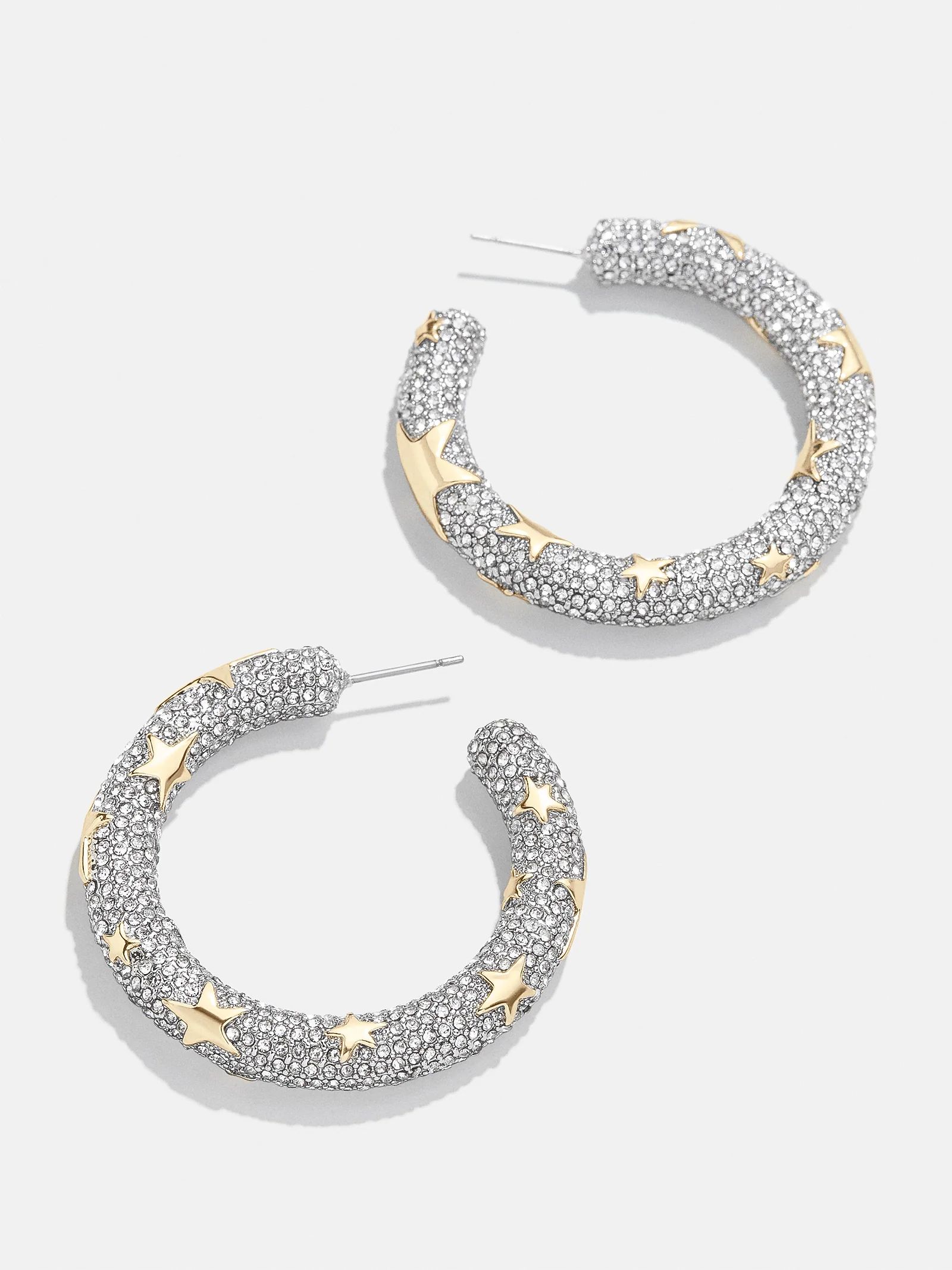 Celeste Earrings - Clear/Gold | BaubleBar (US)