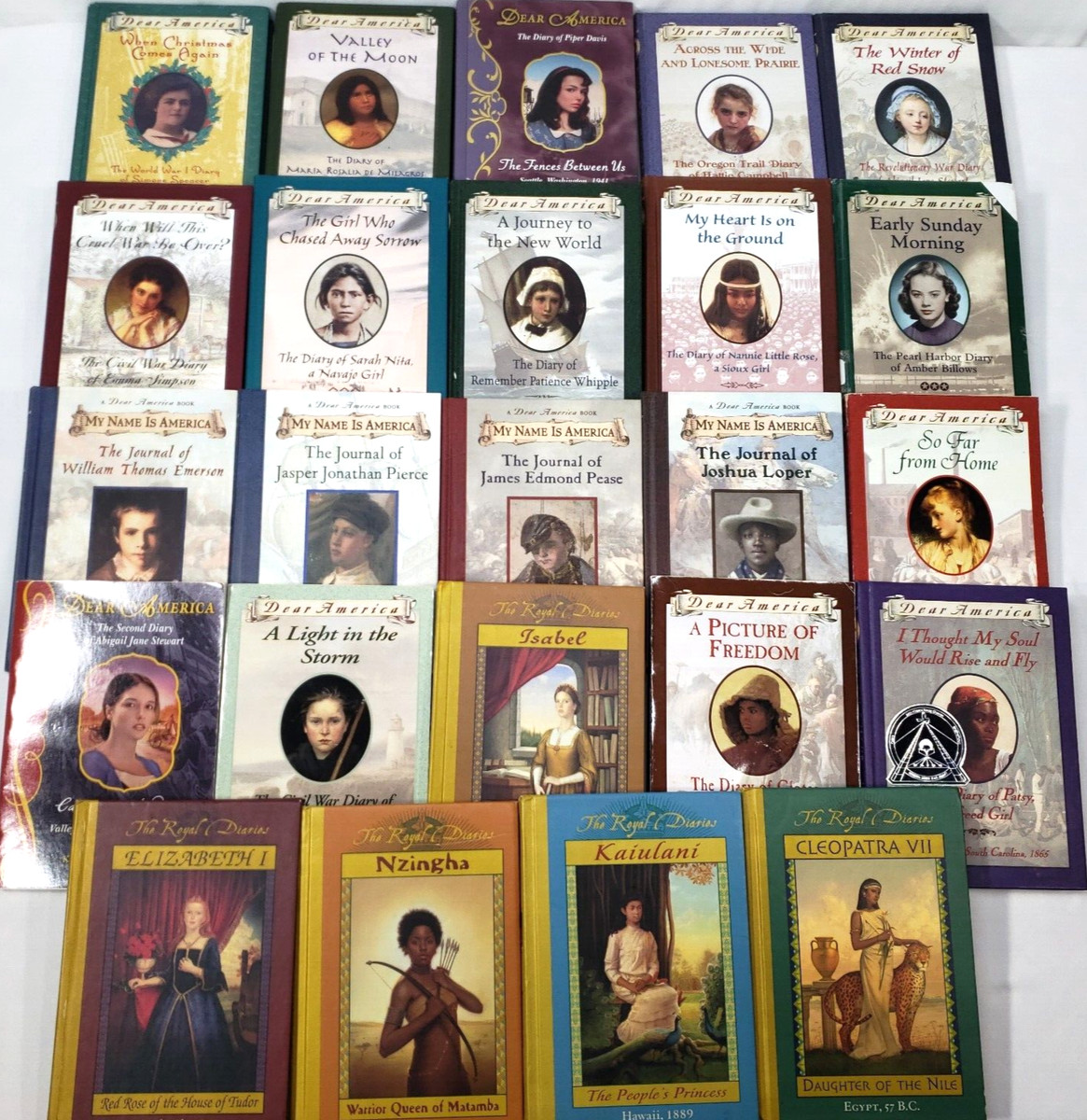 Dear America Big Lot Of 24 Books Royal My Name Is Diary Series Classroom Library | eBay US