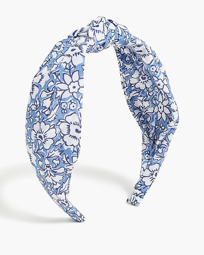 Printed knot headband | J.Crew Factory